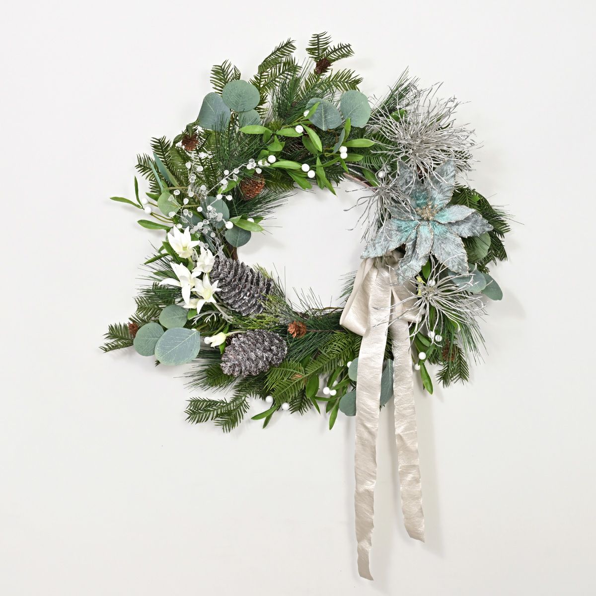 ポインセチア クリスマスリース [XM-117]