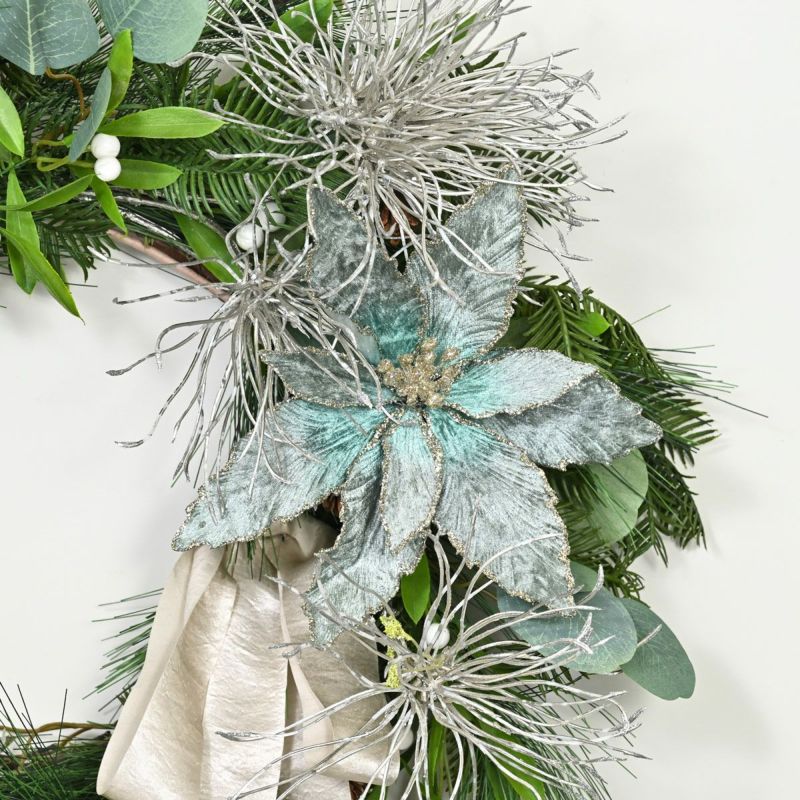 ポインセチア クリスマスリース [XM-117]