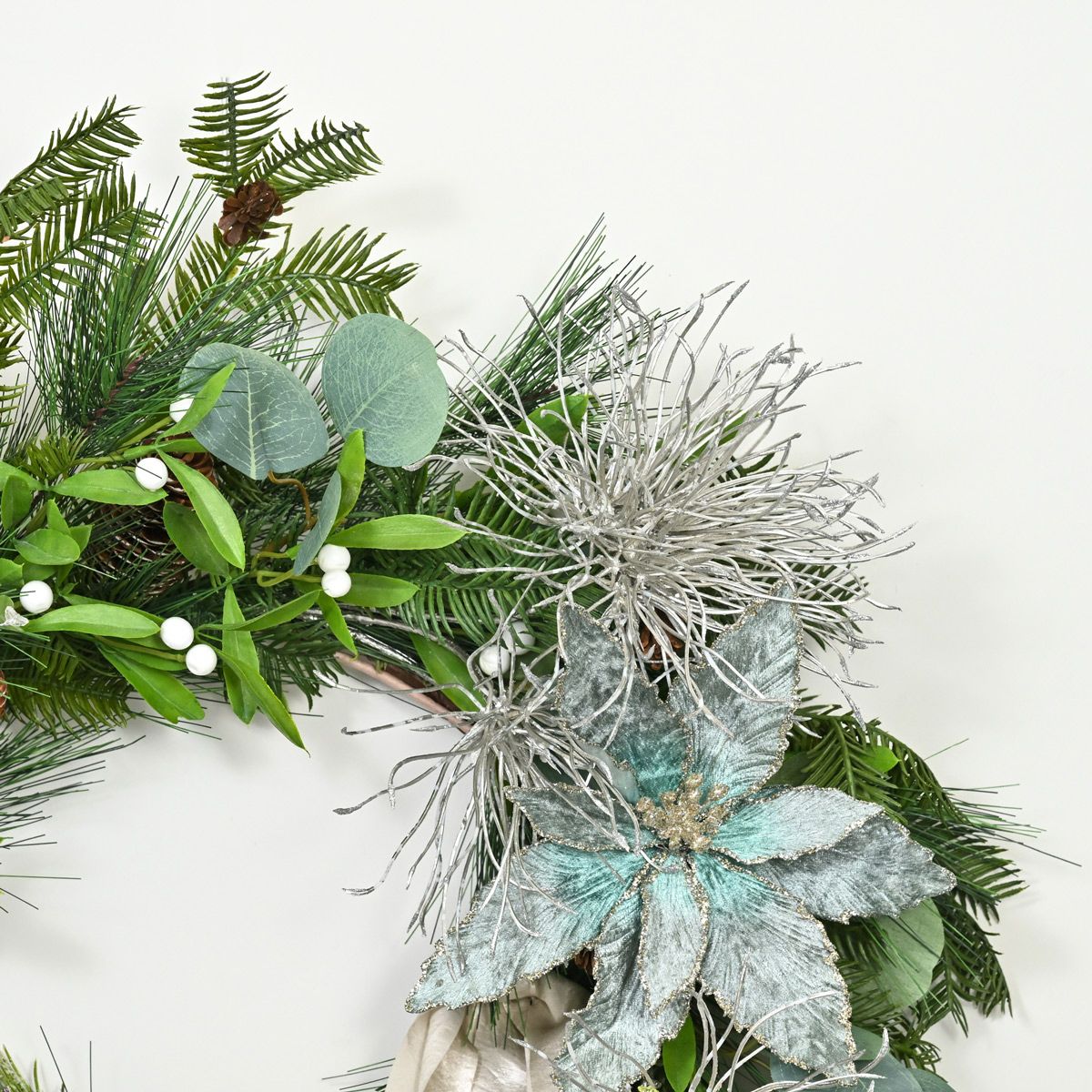 ポインセチア クリスマスリース [XM-117]