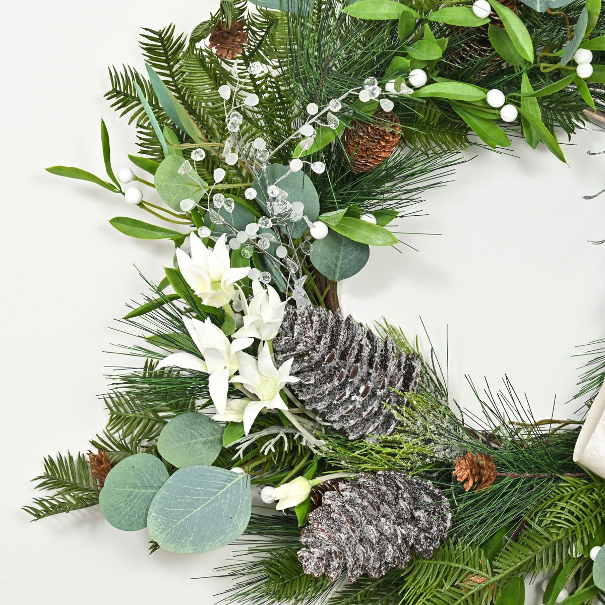 ポインセチア クリスマスリース [XM-117]