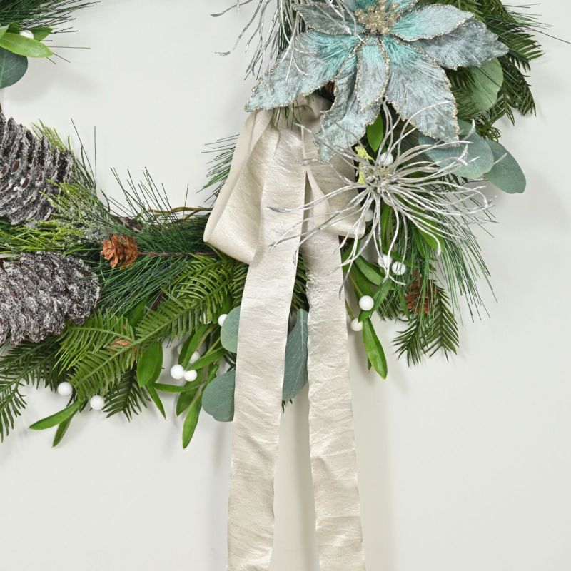 ポインセチア クリスマスリース [XM-117]