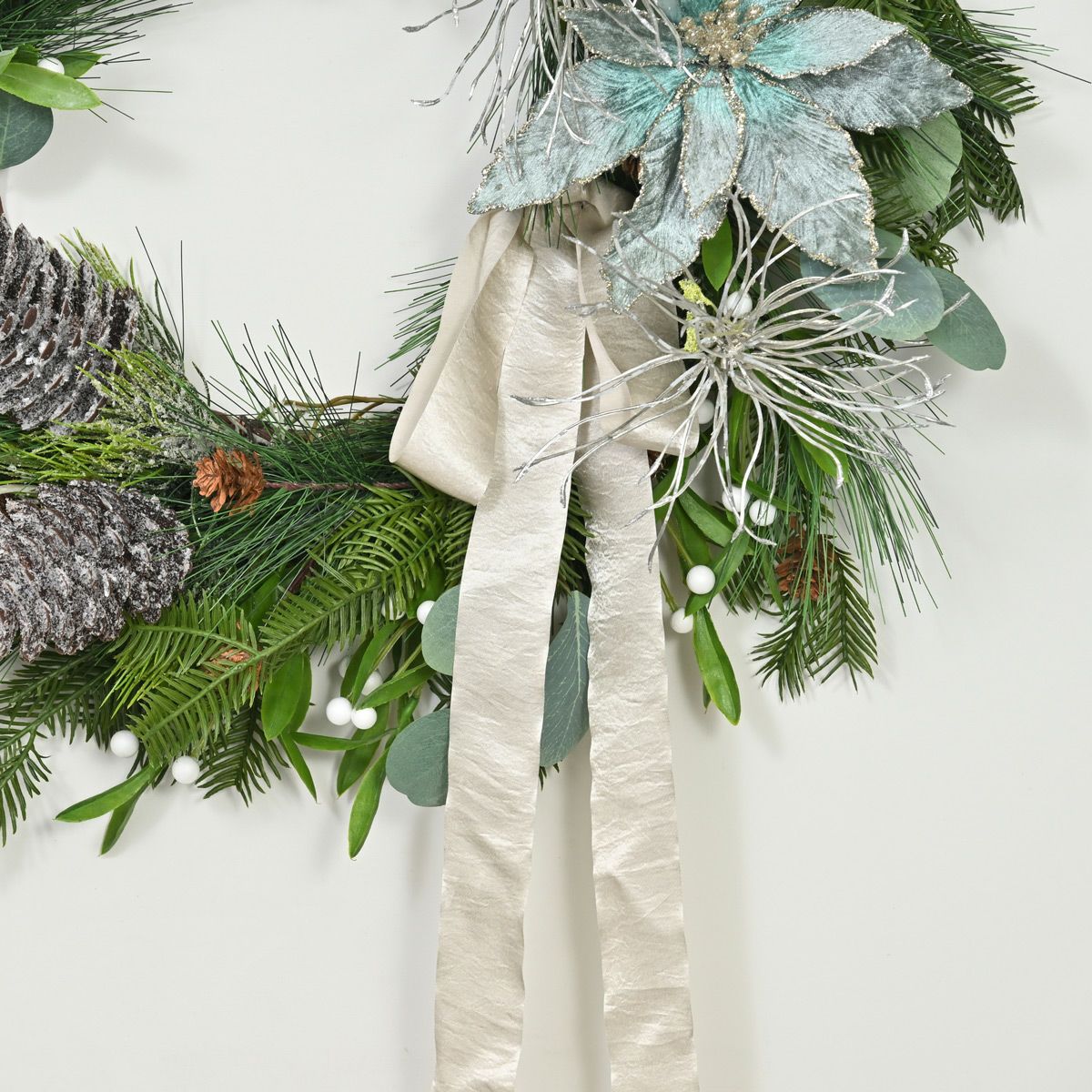 ポインセチア クリスマスリース [XM-117]