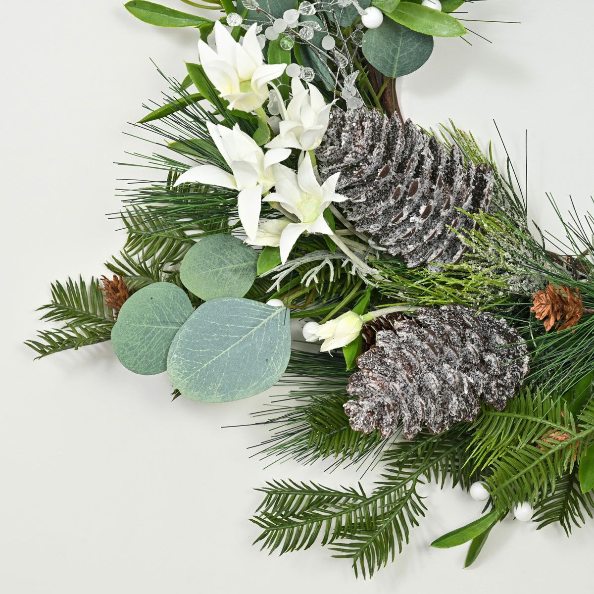 ポインセチア クリスマスリース [XM-117]