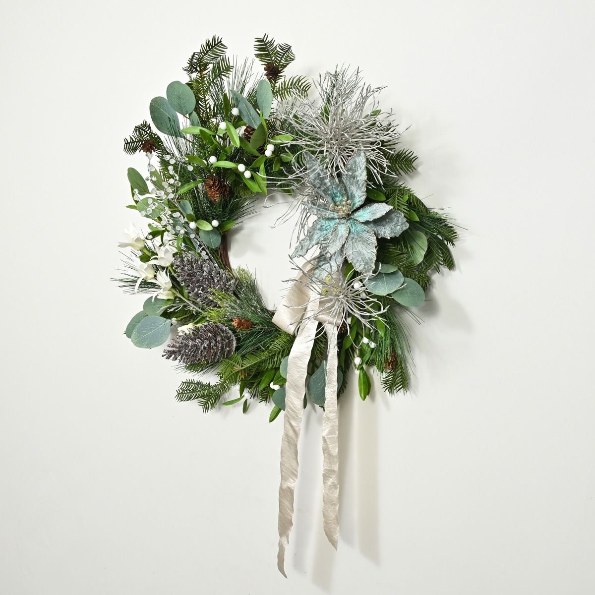 ポインセチア クリスマスリース [XM-117]