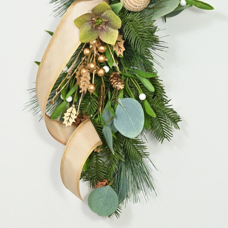 クリスマスローズ スワッグ [XM-119]