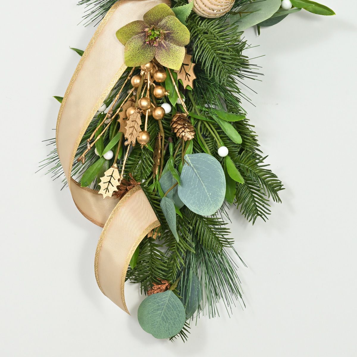 クリスマスローズ スワッグ [XM-119]