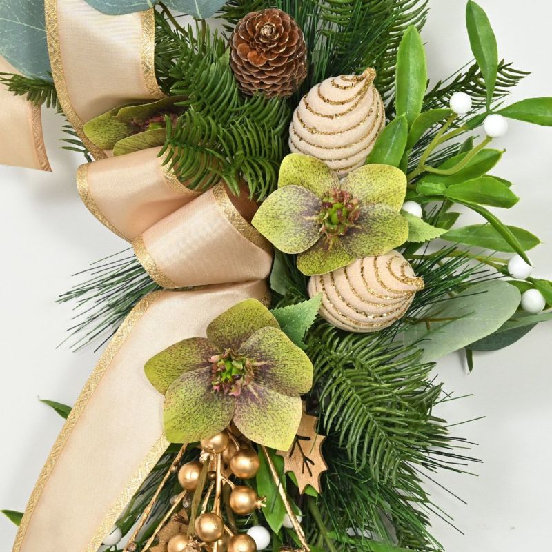 クリスマスローズ スワッグ [XM-119]