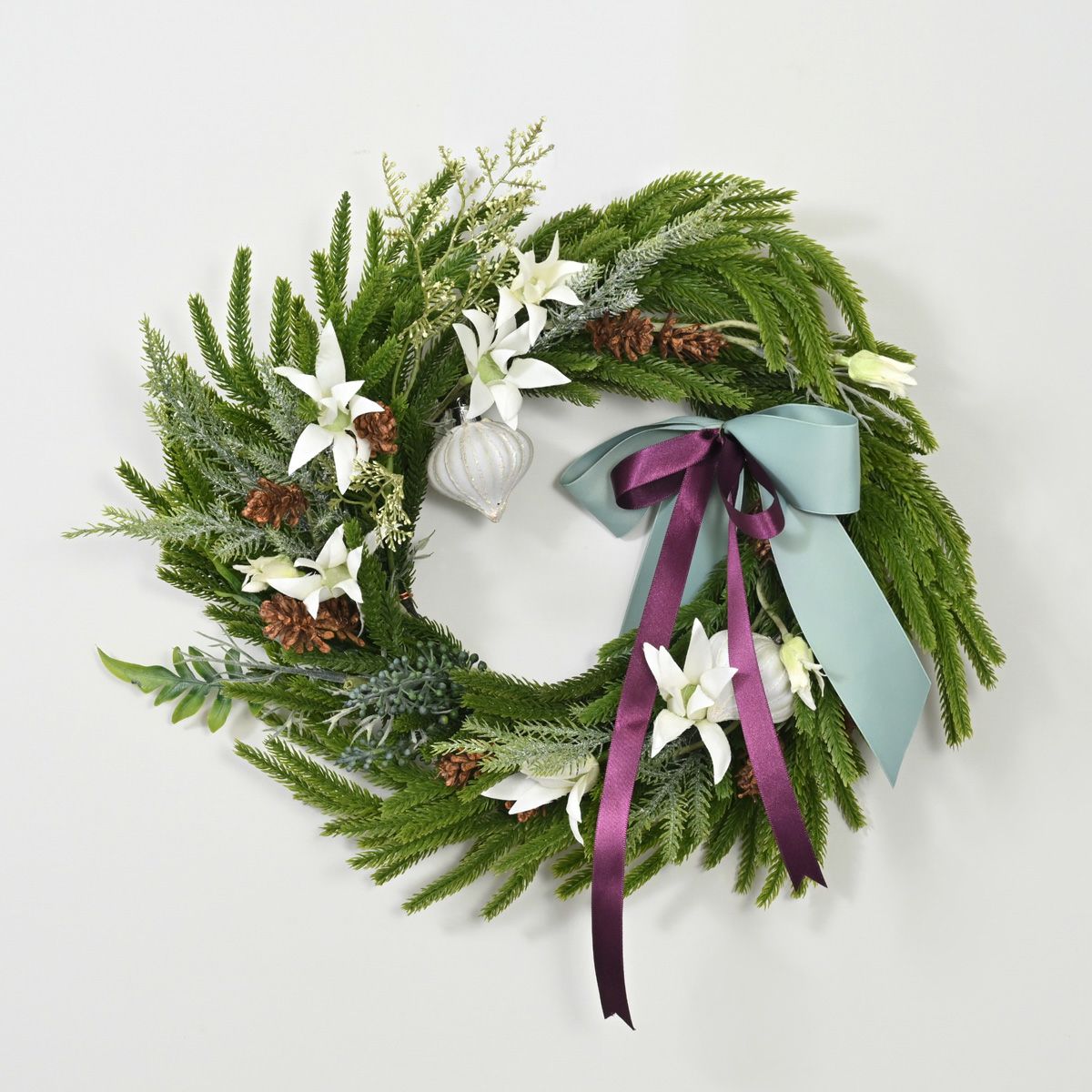 フランネルフラワー クリスマスリース [XM-120]