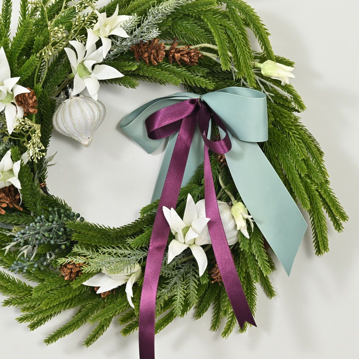 フランネルフラワー クリスマスリース [XM-120]