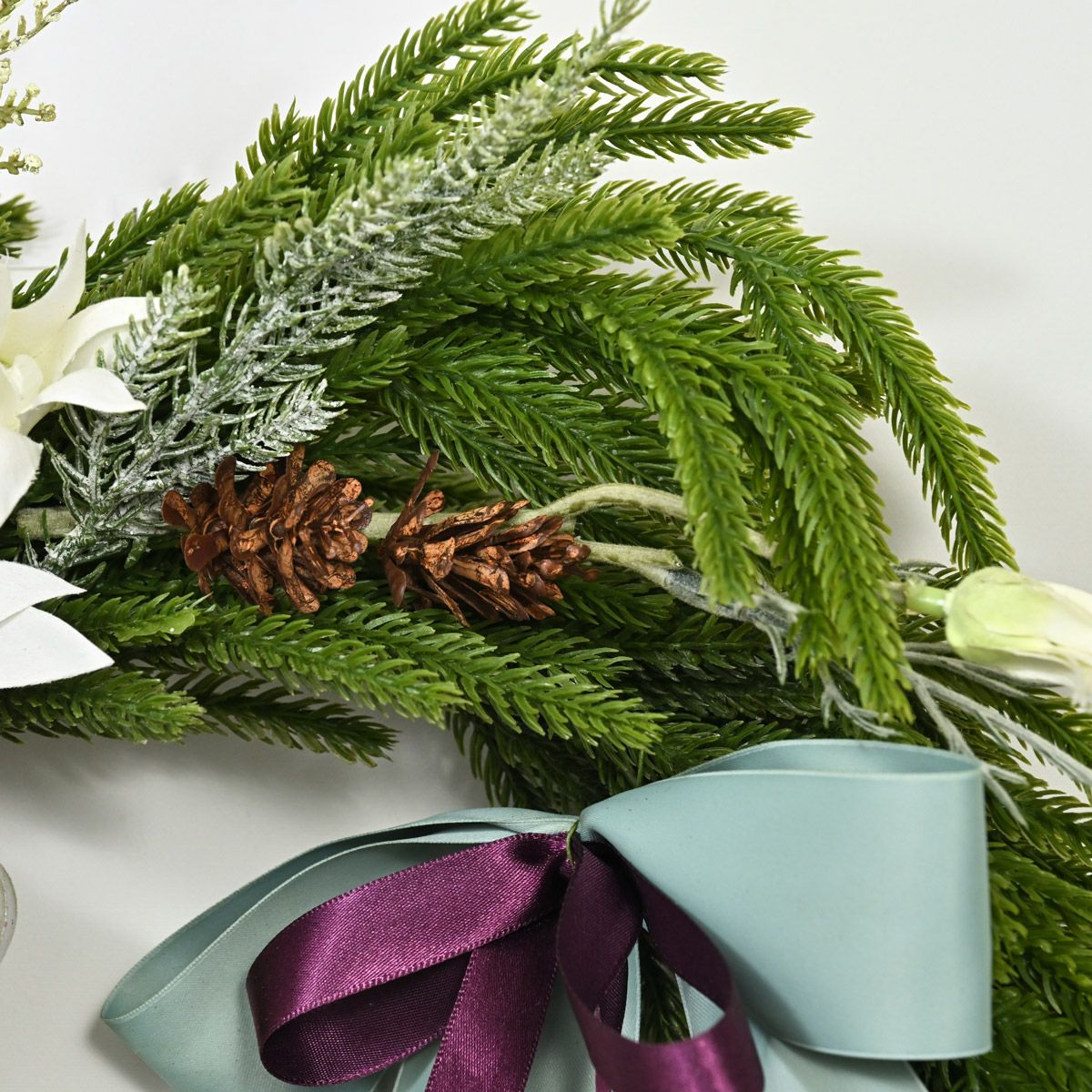 フランネルフラワー クリスマスリース [XM-120]