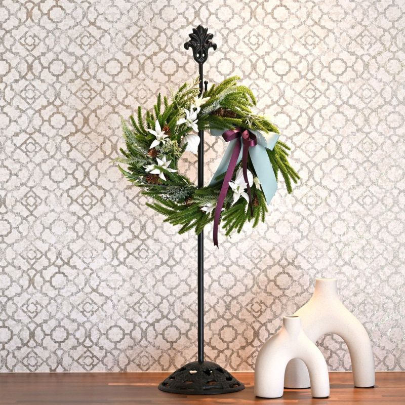 フランネルフラワー クリスマスリース [XM-120]