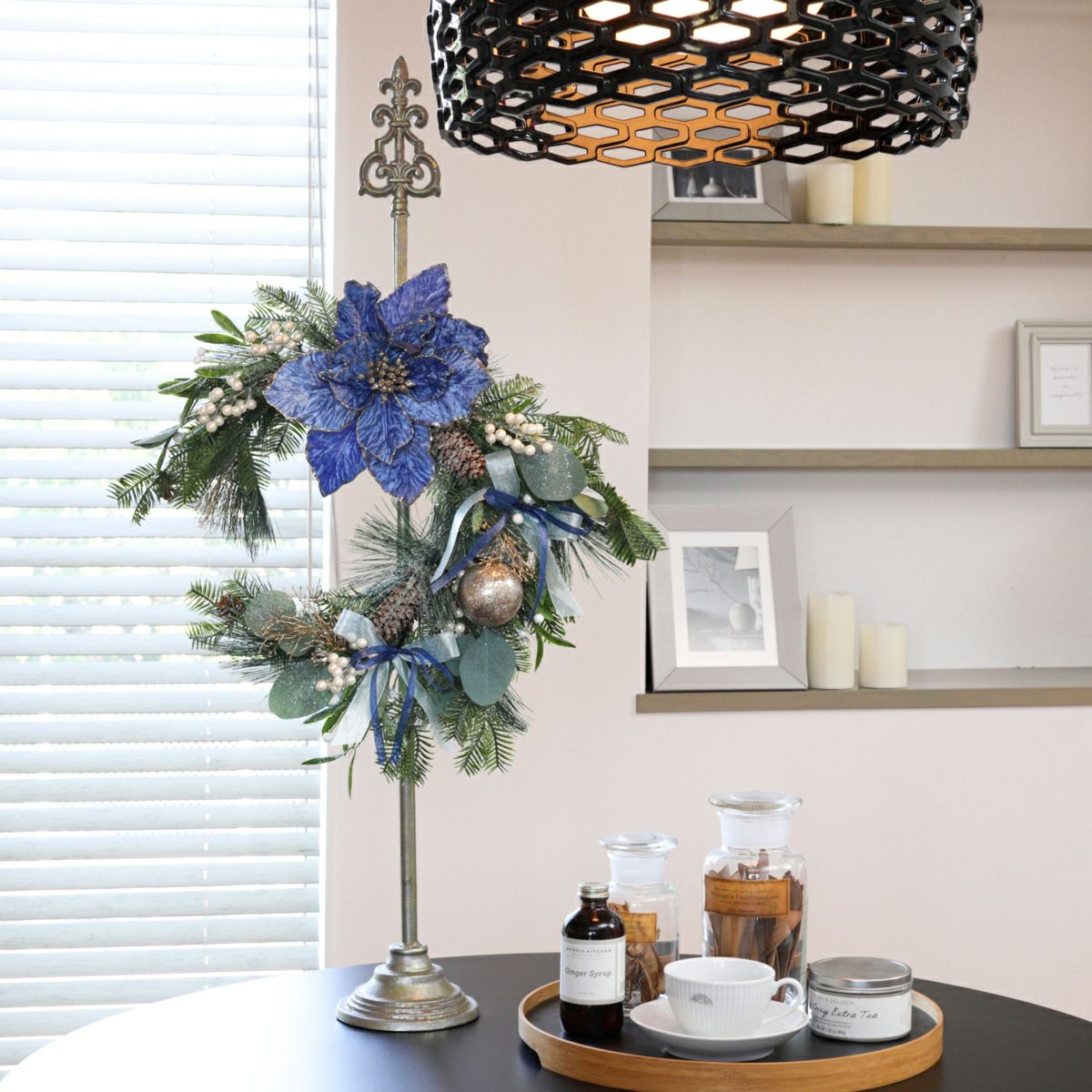 ポインセチア クリスマス クレッセントリース [XM-108]