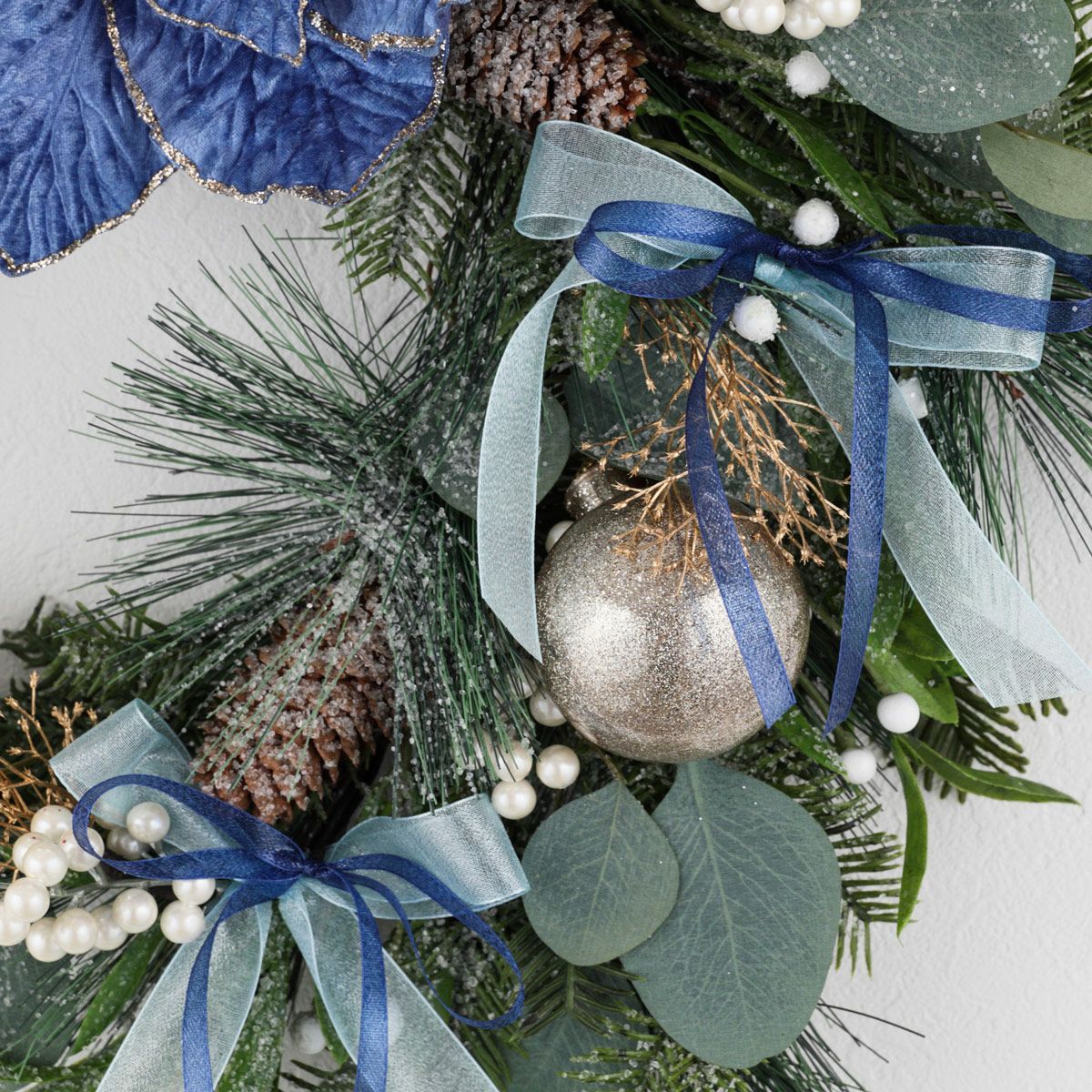 ポインセチア クリスマス クレッセントリース [XM-108]