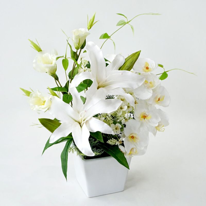 《オンライン限定》お供え カサブランカリリーアレンジ[WEB348B]