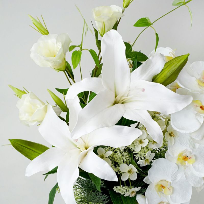 《オンライン限定》お供え カサブランカリリーアレンジ[WEB348B]