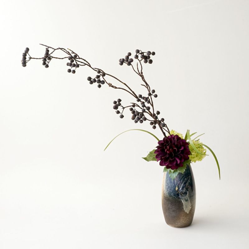 【特別価格】《信楽焼コレクション》 ダリア アレンジメント