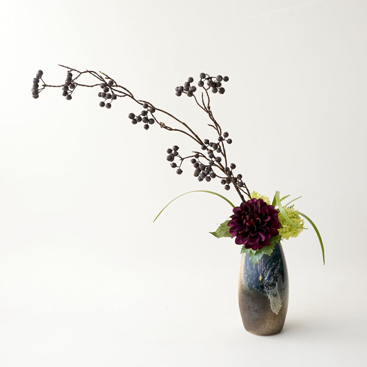 【特別価格】《信楽焼コレクション》 ダリア アレンジメント