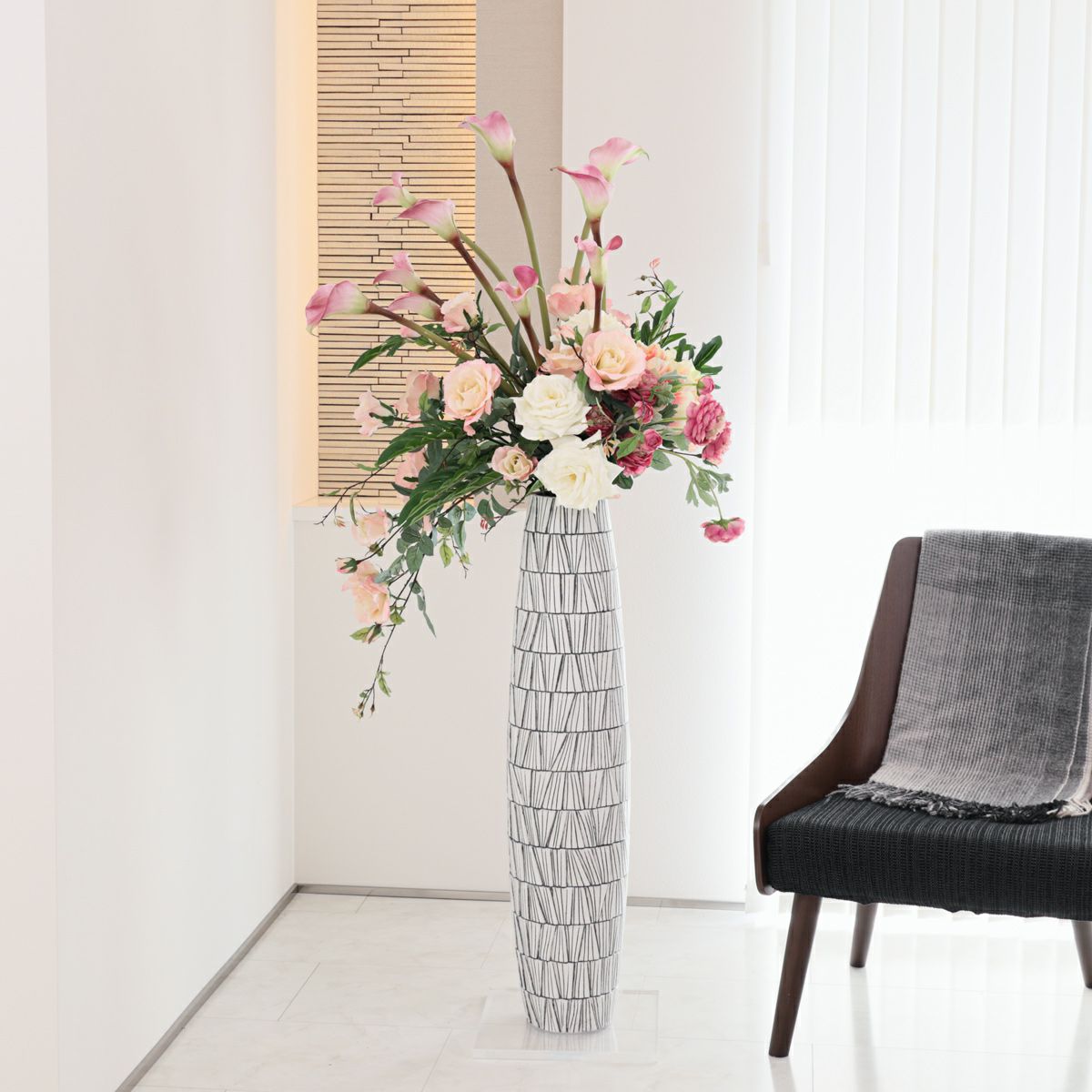 特別価格】ローズ アレンジメント [P-25PK/WH01]