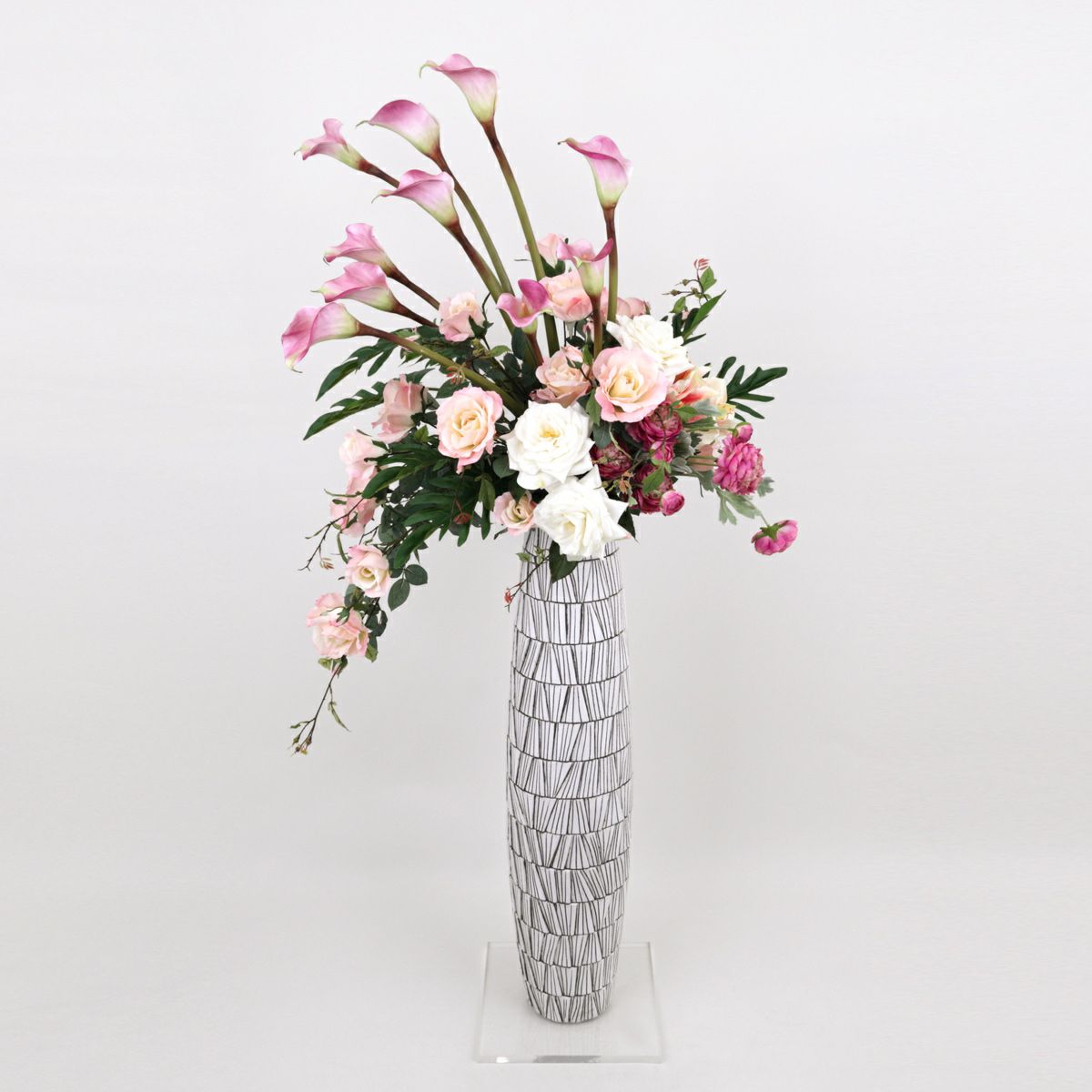 特別価格】ローズ アレンジメント [P-25PK/WH01]