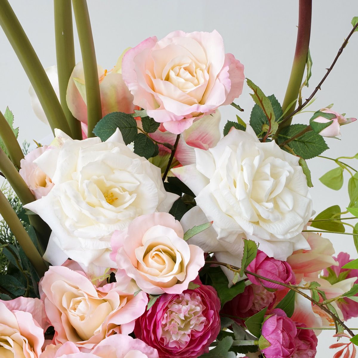 【特別価格】ローズ アレンジメント [P-25PK/WH02]