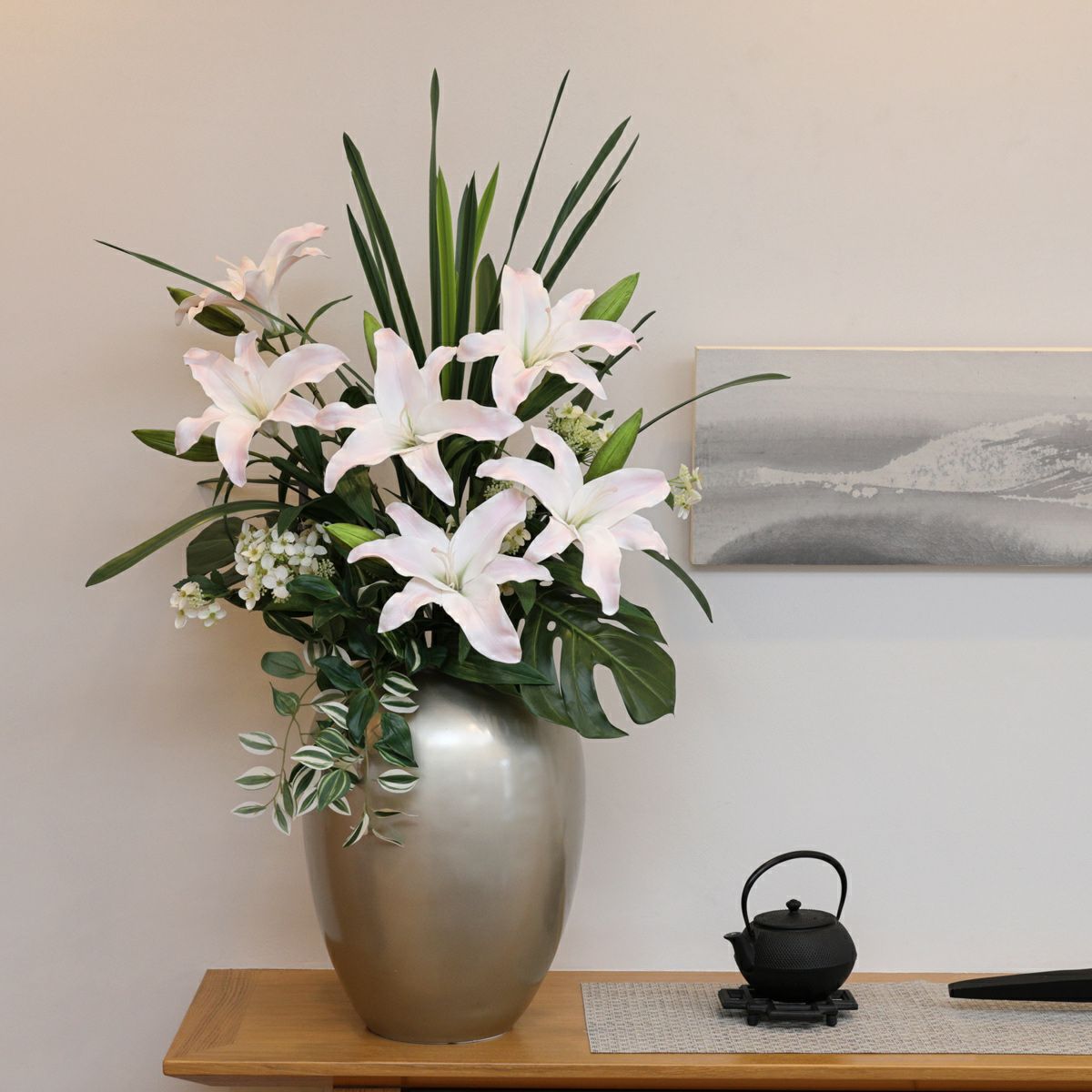 【特別価格】カサブランカリリー アレンジメント [P-13A] 