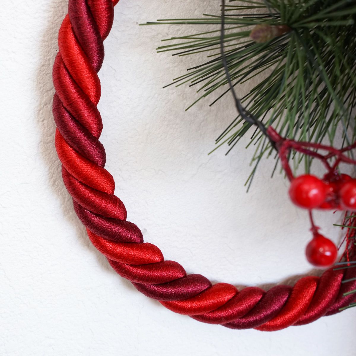 菊・梅 紅白 しめ飾り [NY-273]