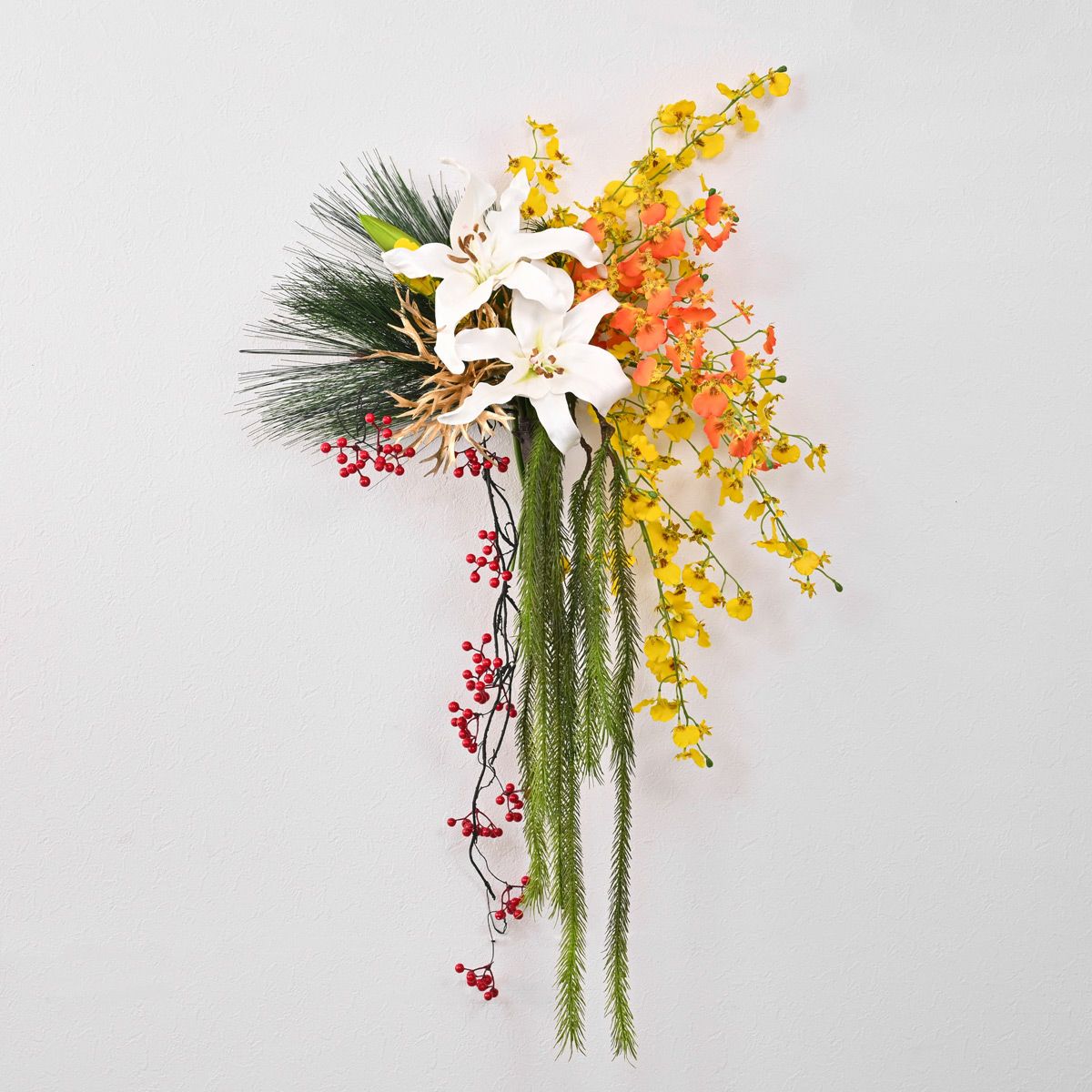 ご祈祷 カサブランカリリー しめ飾り [NY-275]