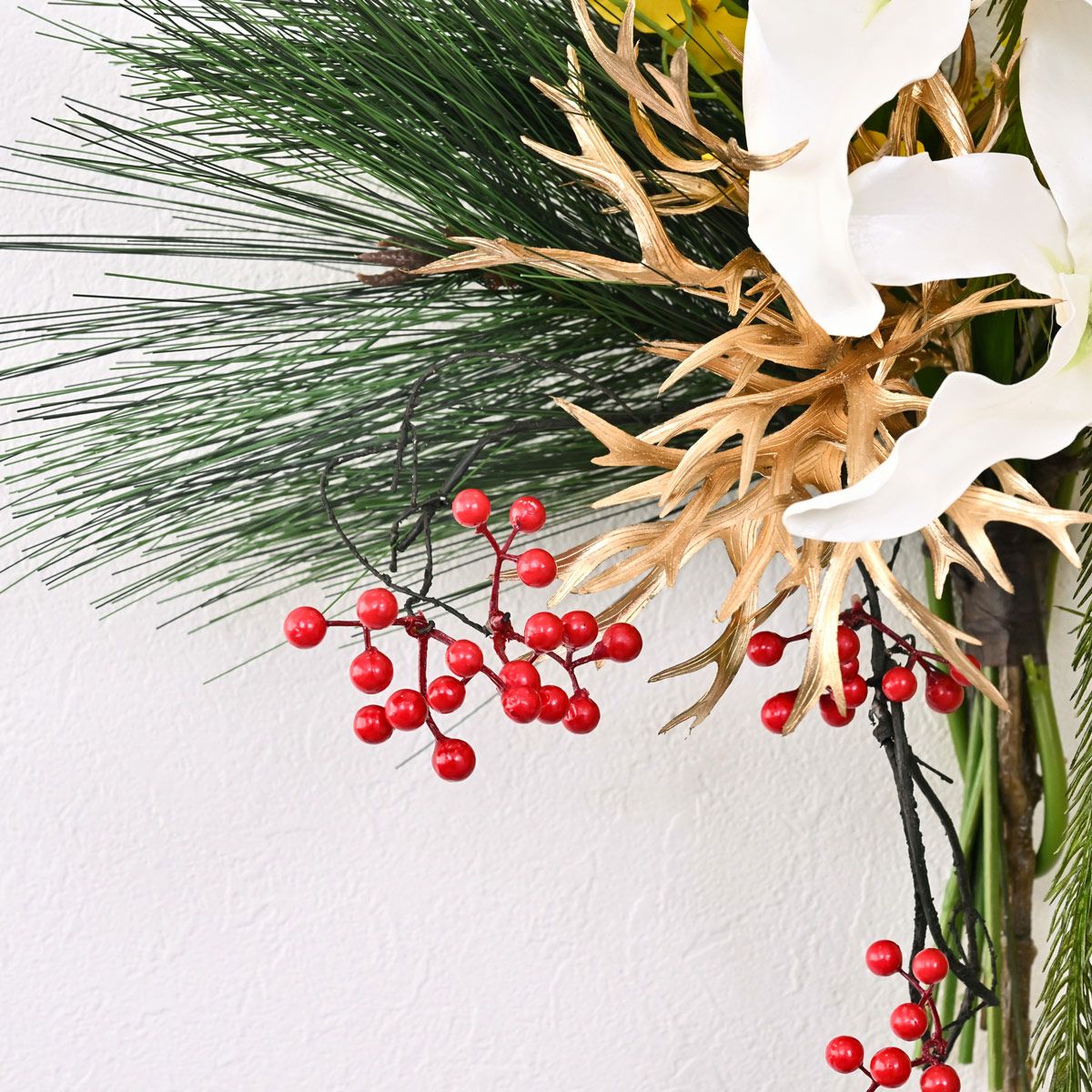 ご祈祷 カサブランカリリー しめ飾り [NY-275]