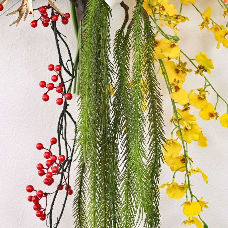 ご祈祷 カサブランカリリー しめ飾り [NY-275]