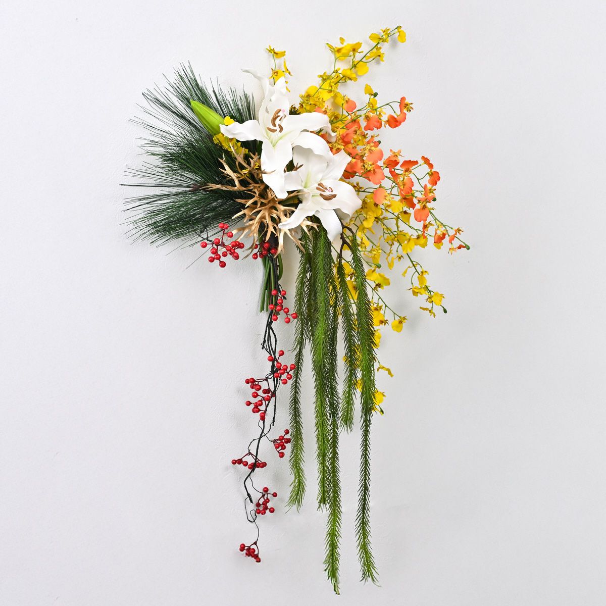 ご祈祷 カサブランカリリー しめ飾り [NY-275]