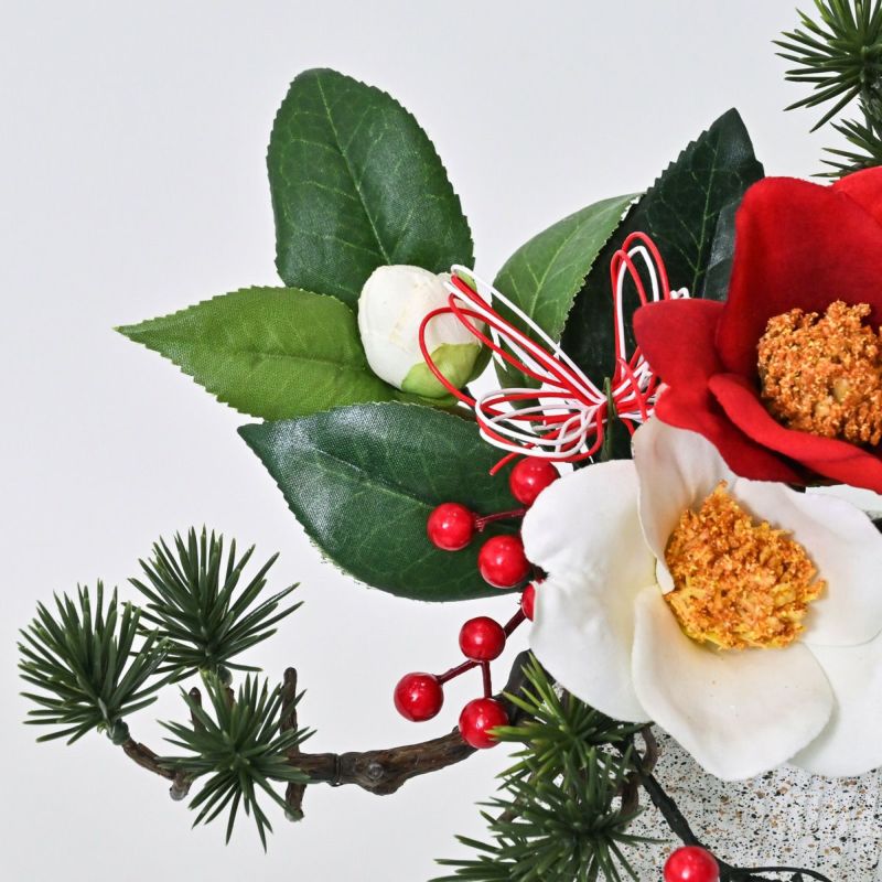 椿 紅白 アレンジメント [NY-277]