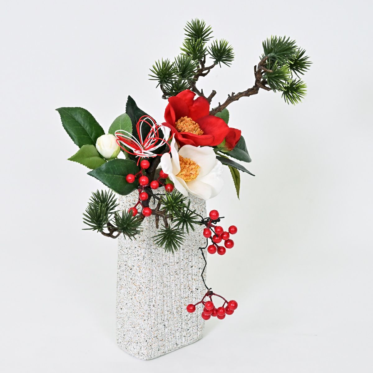 椿 紅白 アレンジメント [NY-277]