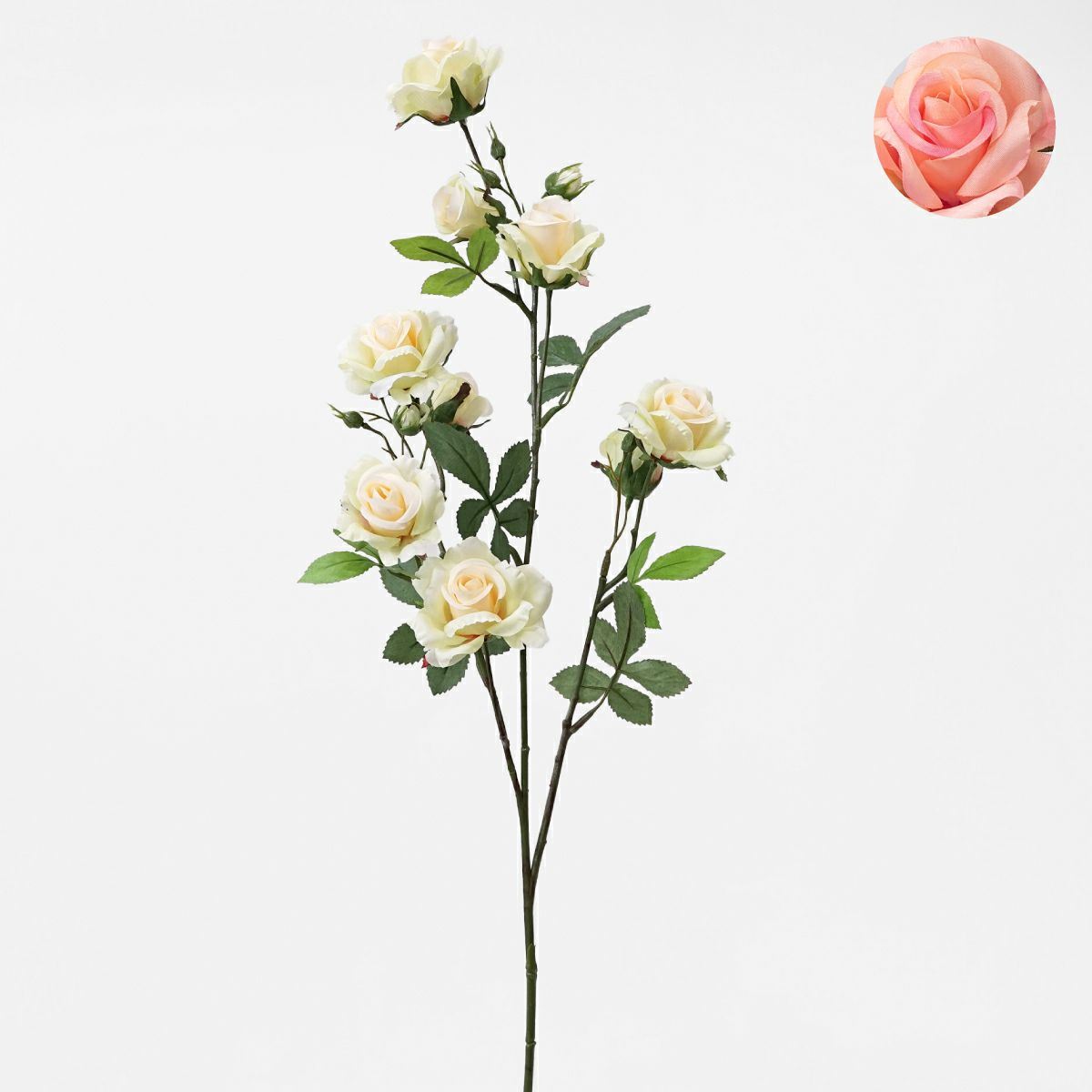 ローズ 全2色 H82cm 単品花材