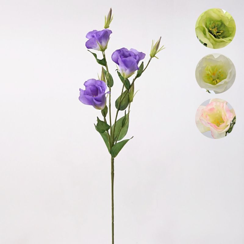 リシアンサス 全4色 H77cm 単品花材