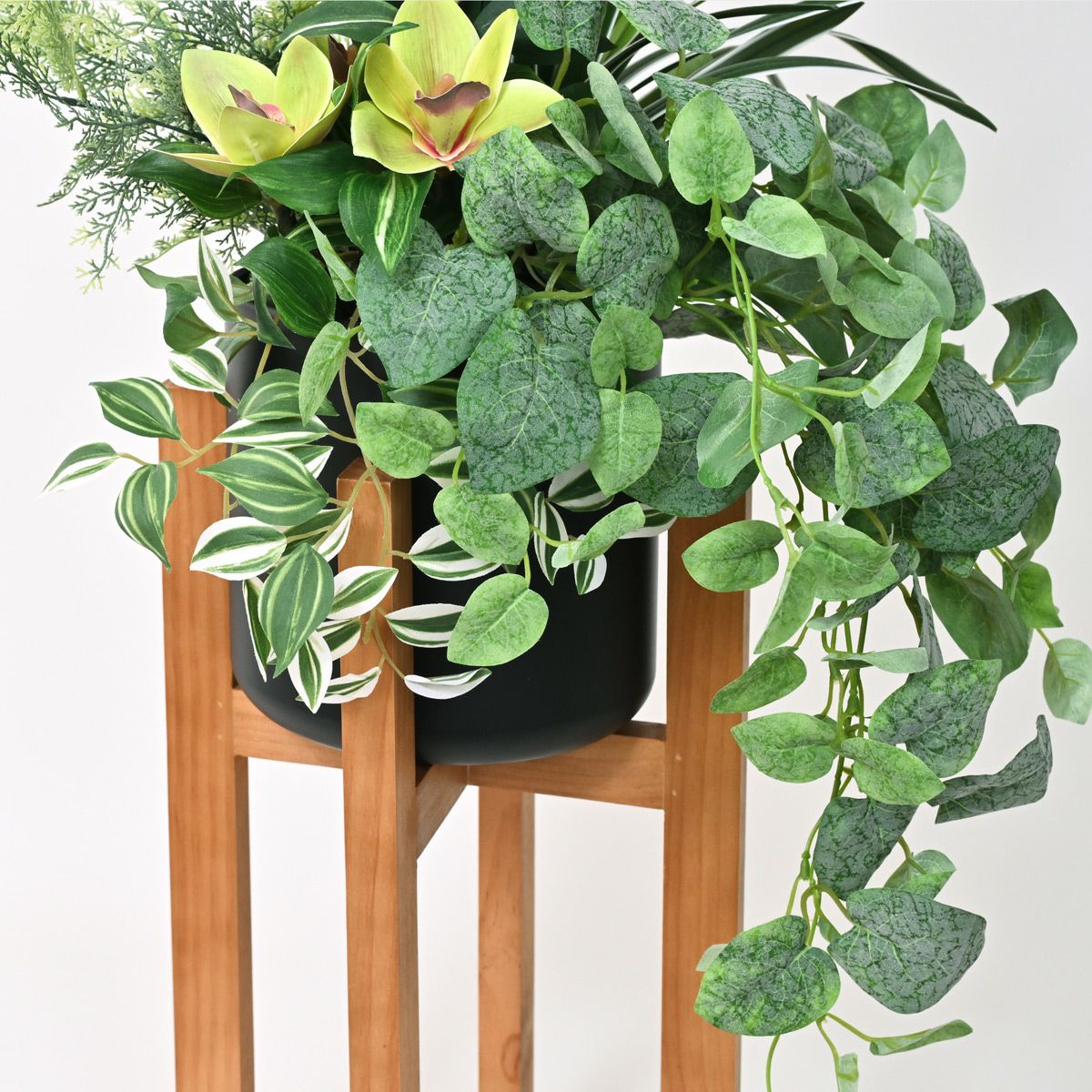 寄せ植え フェイクグリーン アレンジ [109K]