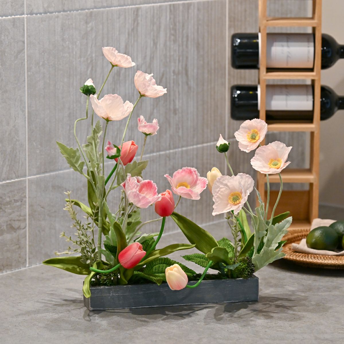 セピアフラワー アレンジメント [42B] BA アーティフィシャルフラワー