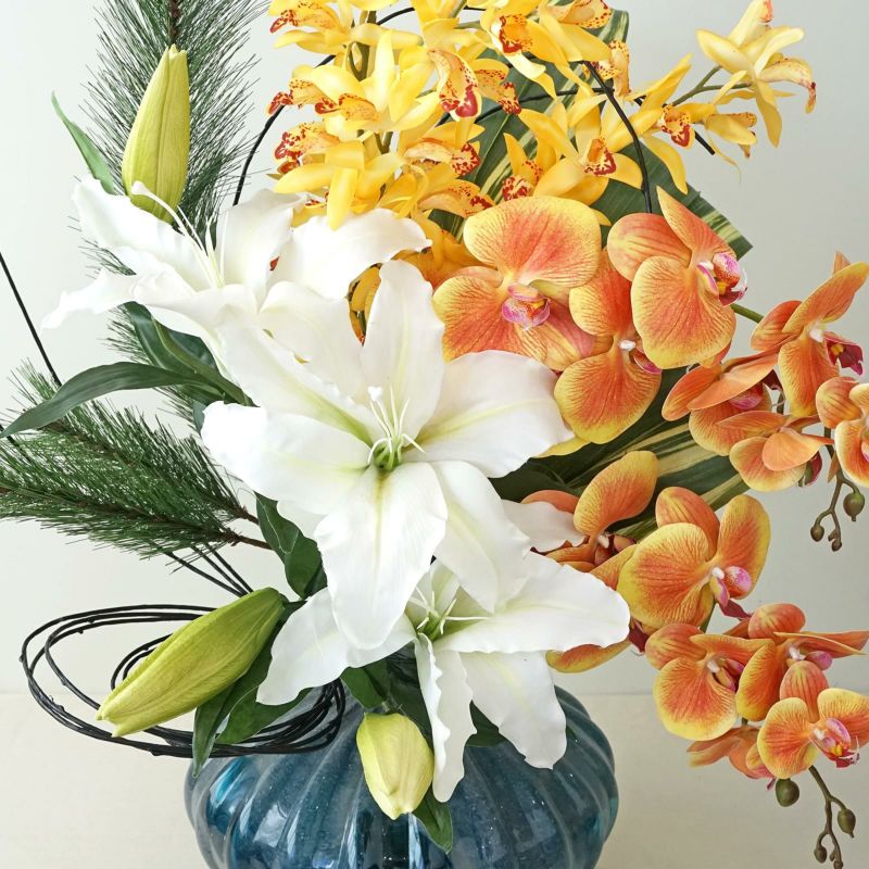 特別価格】 カサブランカリリー アレンジメント [NY-202] アーティ